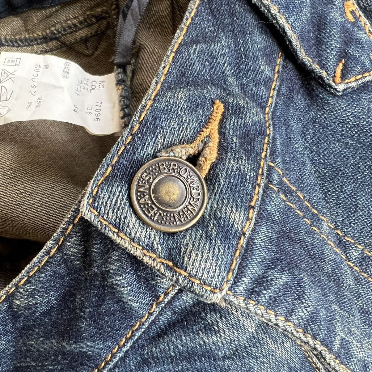 Tornado Mart Y2K Browd Win Tornado Mart Style Lace Flare Jeans Size 27" / US 4 / IT 40 - 7 Thumbnail