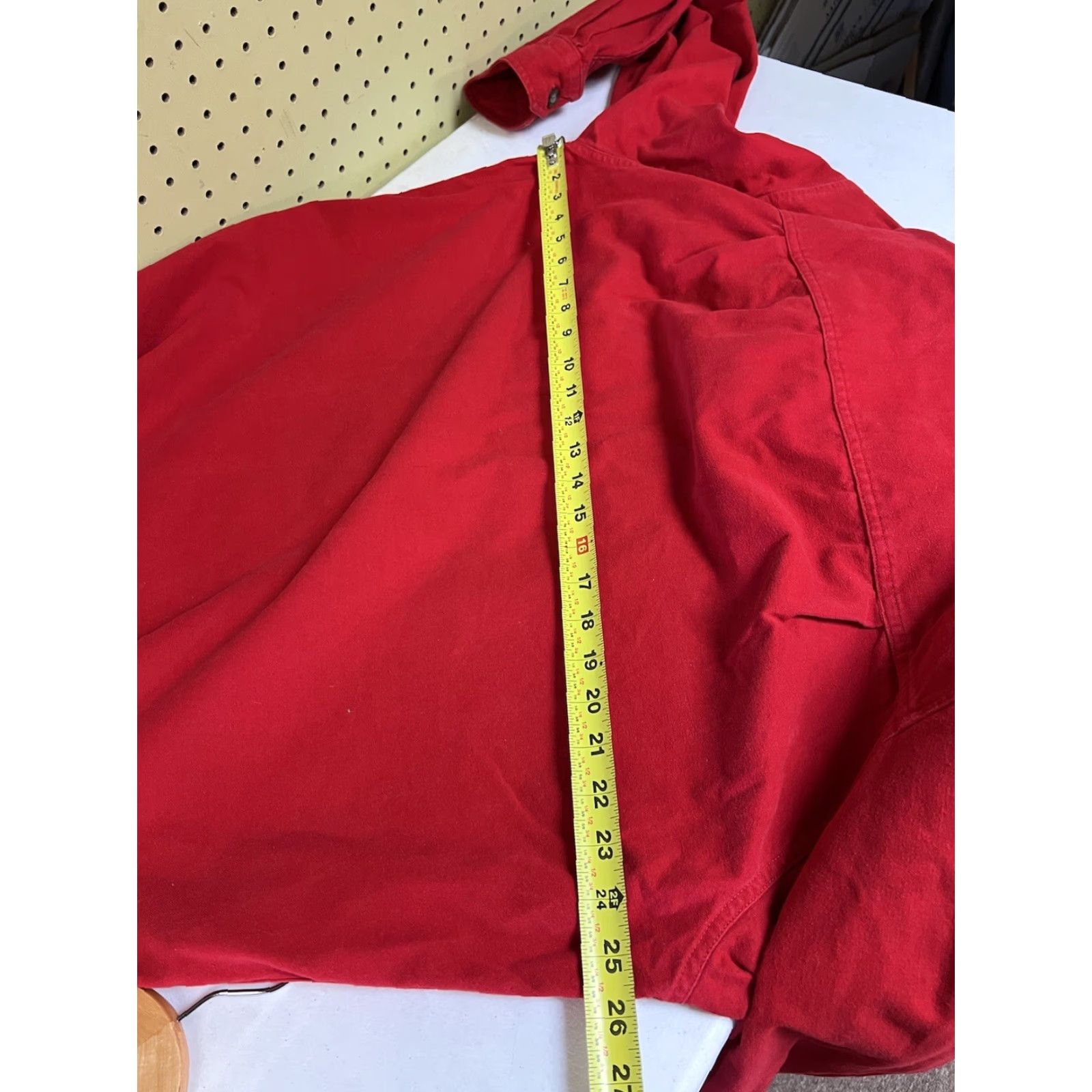 Vintage Woolrich Shirt Men’s Long Sleeve Button-Down Work Shirt L Red Cotton Flannel Button-Up Regular Collared Vintage No Size US L / EU 52-54 / 3 - 6 Thumbnail