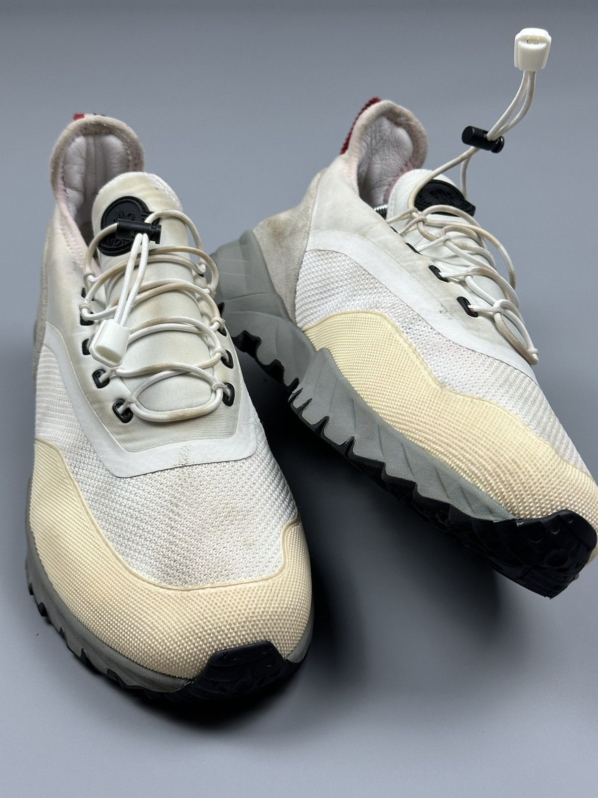 Moncler Moncler Sneakers Nylon/Suede Vibram White Mens Size US 9 / EU 42 - 10 Thumbnail