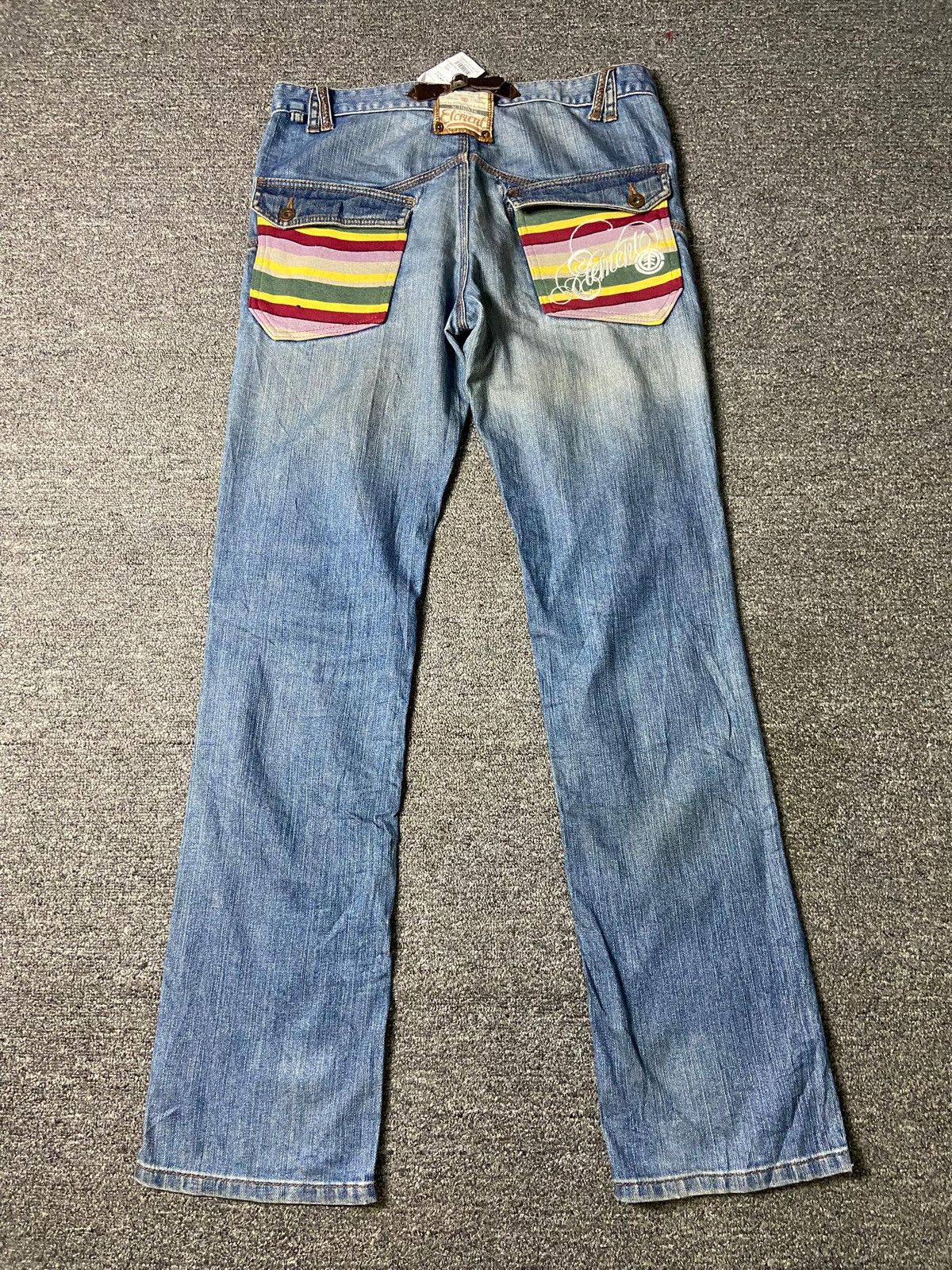 Element × Japanese Brand × Vintage Vintage ELEMENT Authentic Regular Fit Denim Jeans (132) Size US 33 - 1 Thumbnail