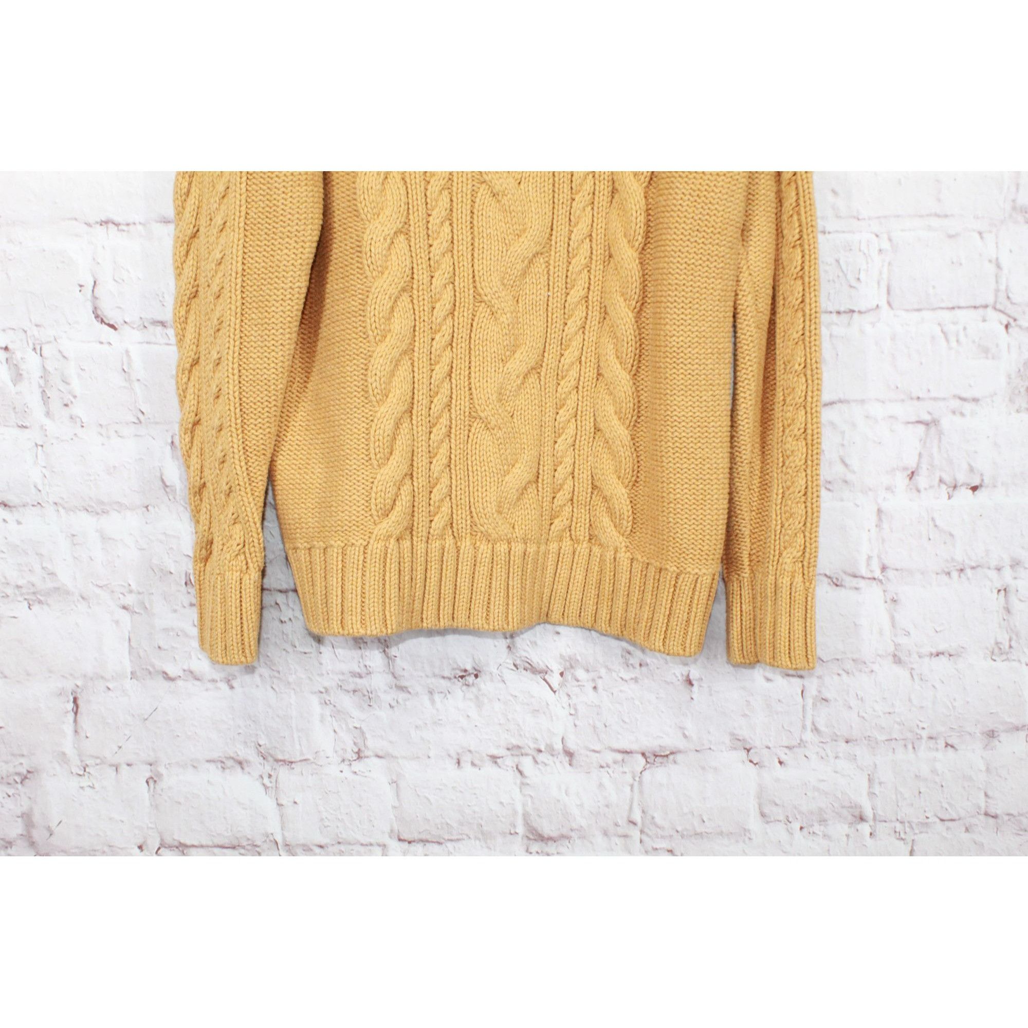 L.L. Bean LL Bean Women's Double L Cable Sweater Crewneck Size L / US 10 / IT 46 - 5 Thumbnail