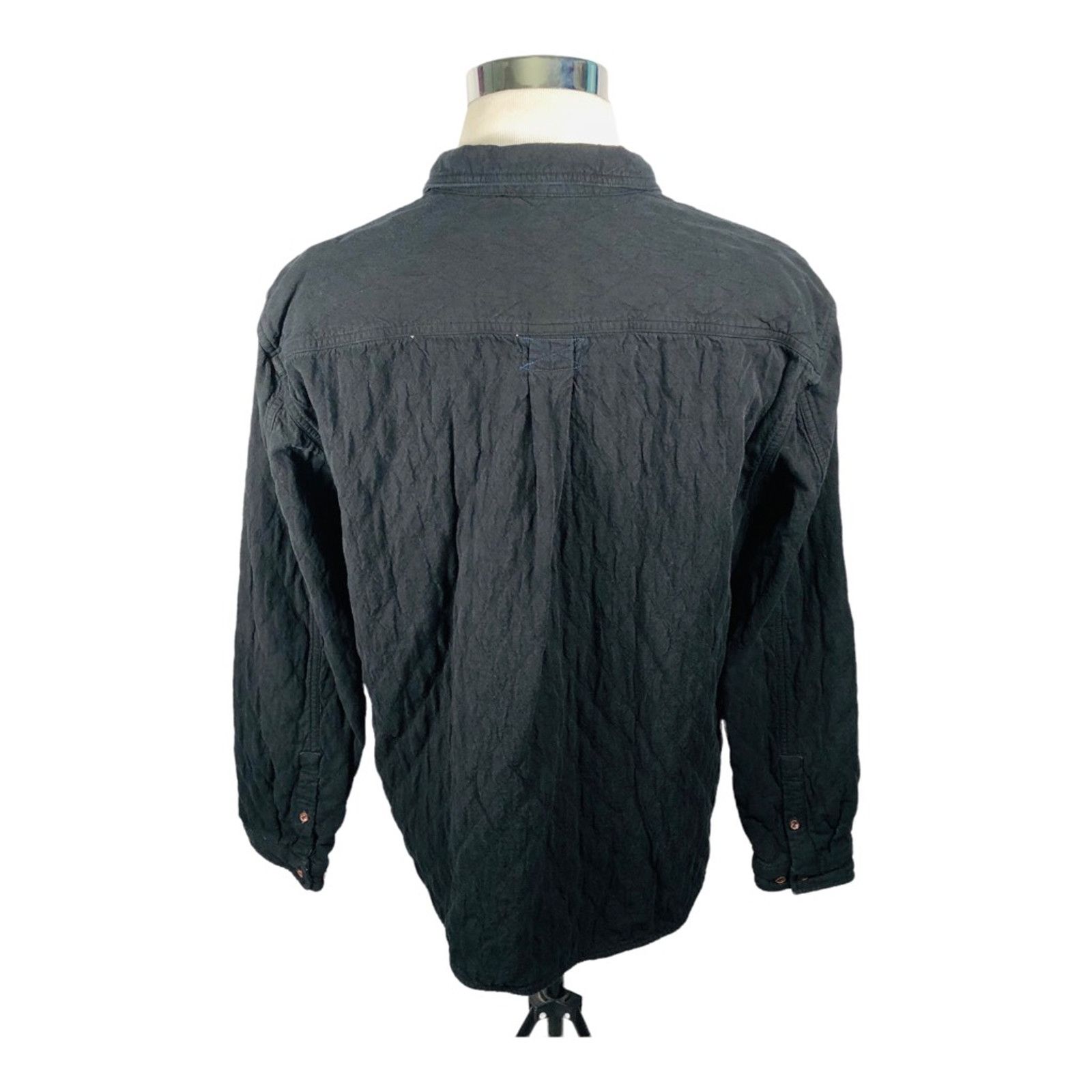Carbon2Cobalt Carbon 2 Cobalt Quilted Shirt Jacket Black Long Sleeve XL Size US XL / EU 56 / 4 - 5 Thumbnail