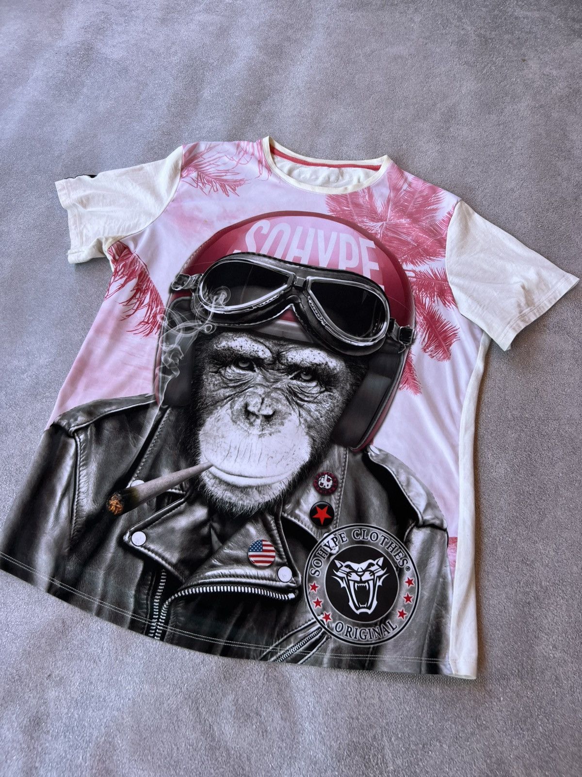 Hysteric Glamour VTG Adult Hysteric Glamour Style Smoke Weed Woshed Tee Size US M / EU 48-50 / 2 - 2 Thumbnail