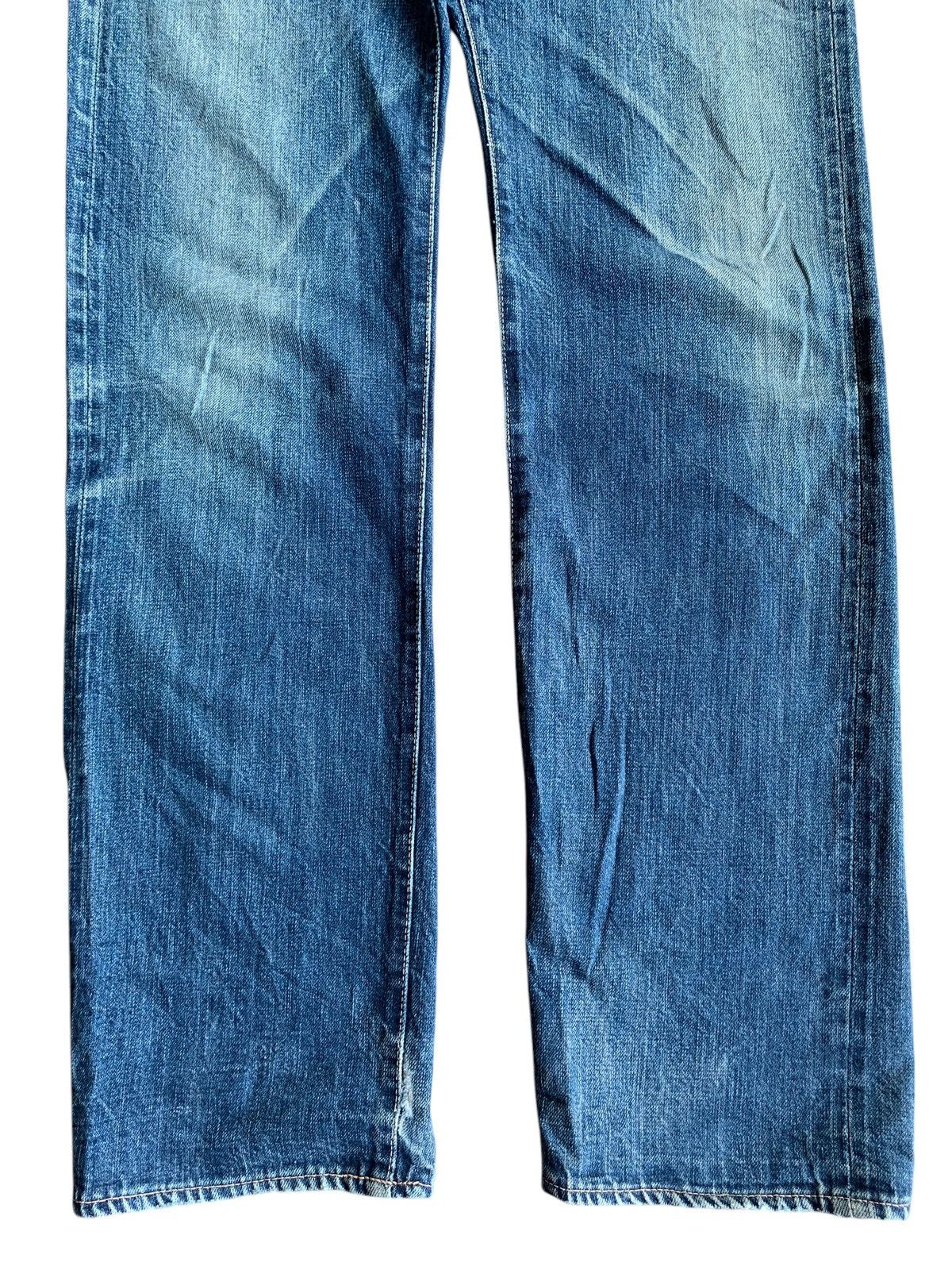 Japanese Brand × Kapital × OMNIGOD OMNIGOD SELVEDGE BUTTON FLY FADED & RUSTY DISTRESSED DENIM Size US 29 - 7 Thumbnail