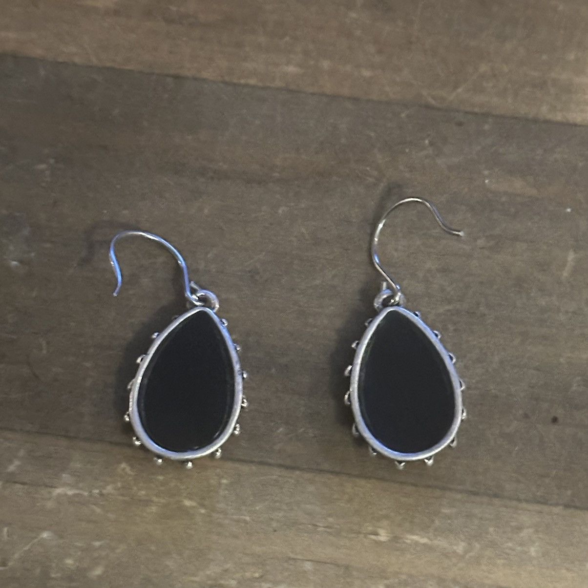 Other Silver abalone teardrop dangle earrings Size ONE SIZE - 3 Thumbnail