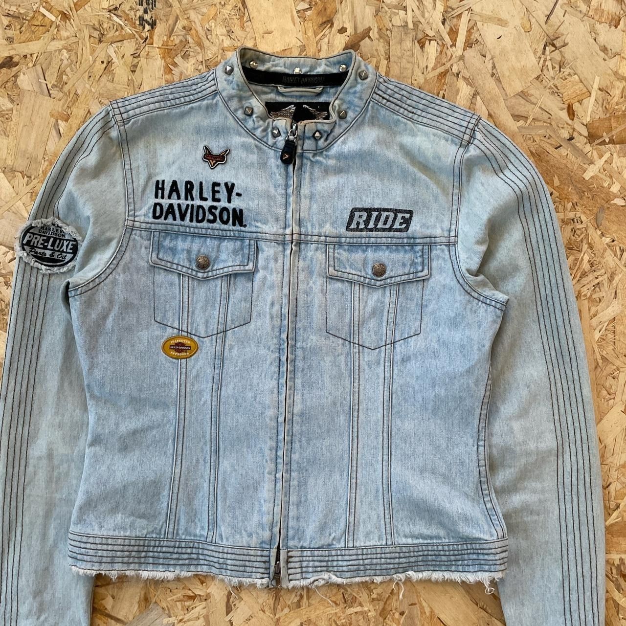 Harley Davidson × Vintage Vintage Harley Davidson Womens Jacket Size S / US 4 / IT 40 - 2 Thumbnail