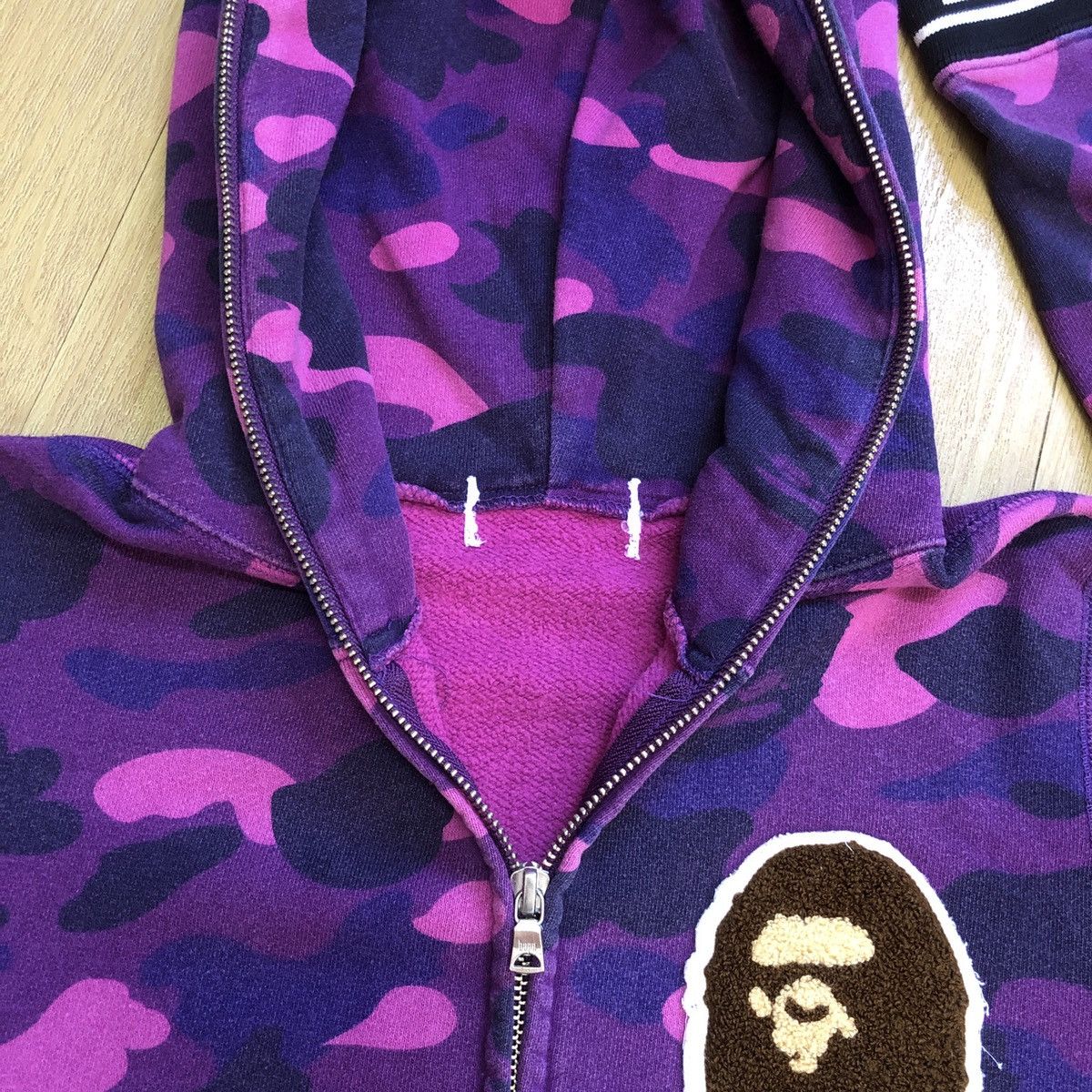 Bape Color Camo Full Zip Hoodie Size XS / US 0-2 / IT 36-38 - 7 Thumbnail