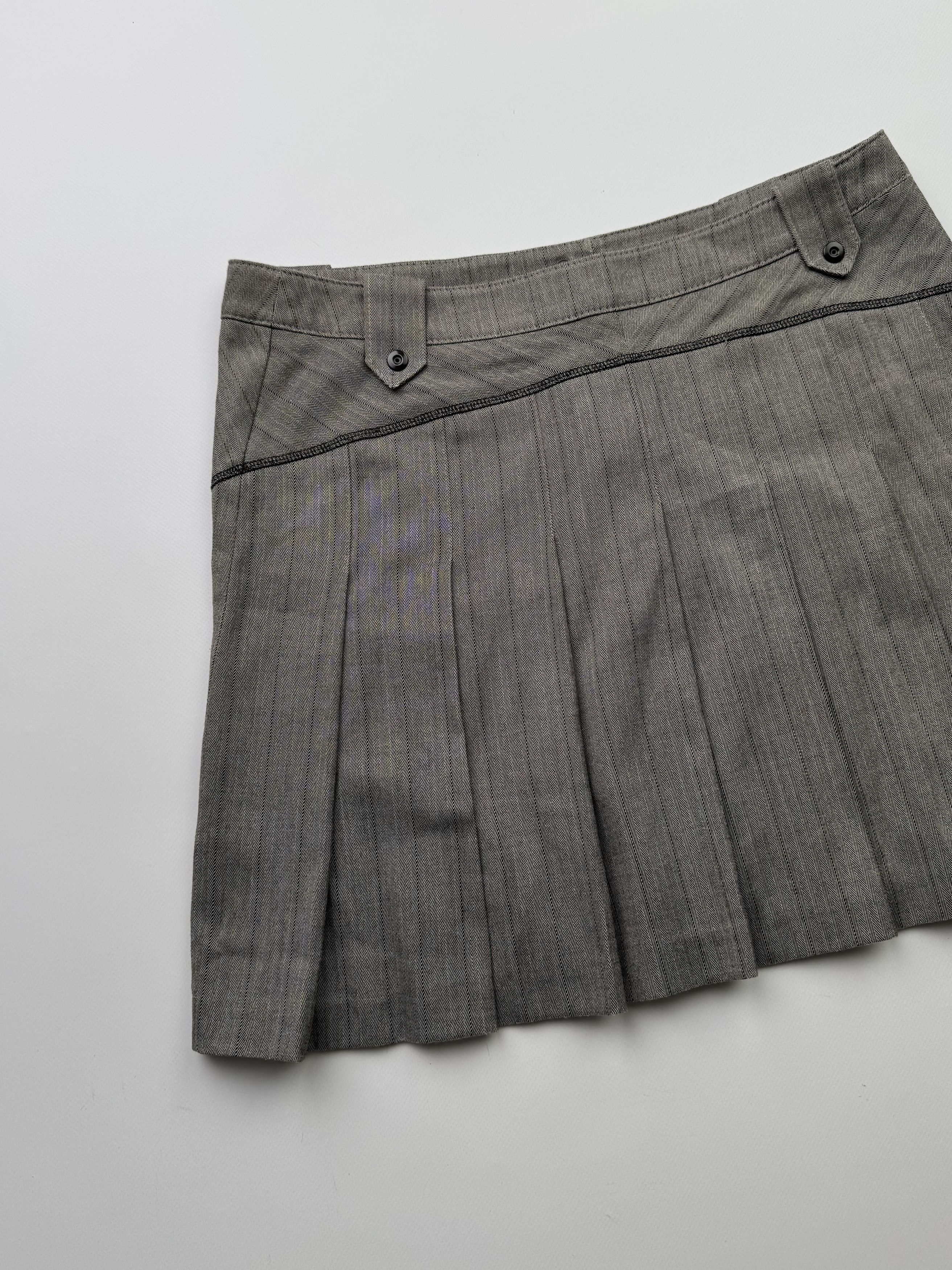 Vintage Vintage Mini Skirt B613(V444)E2 Size 30" / US 8 / IT 44 - 7 Thumbnail