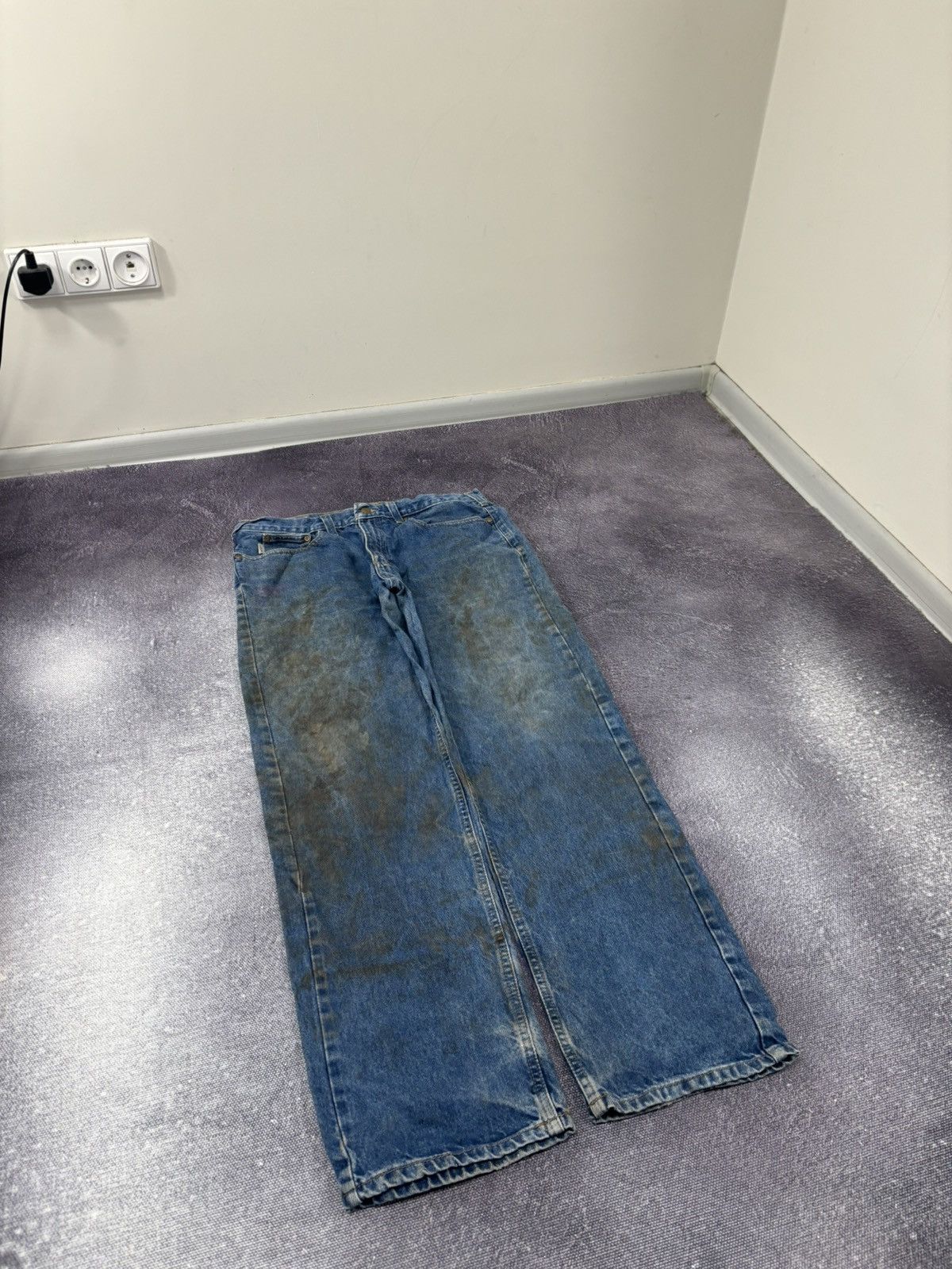 Carhartt Vintage Carhartt Y2K Relaxed Fit Distressed Work Denim Jeans Size US 34 / EU 50 - 9 Thumbnail