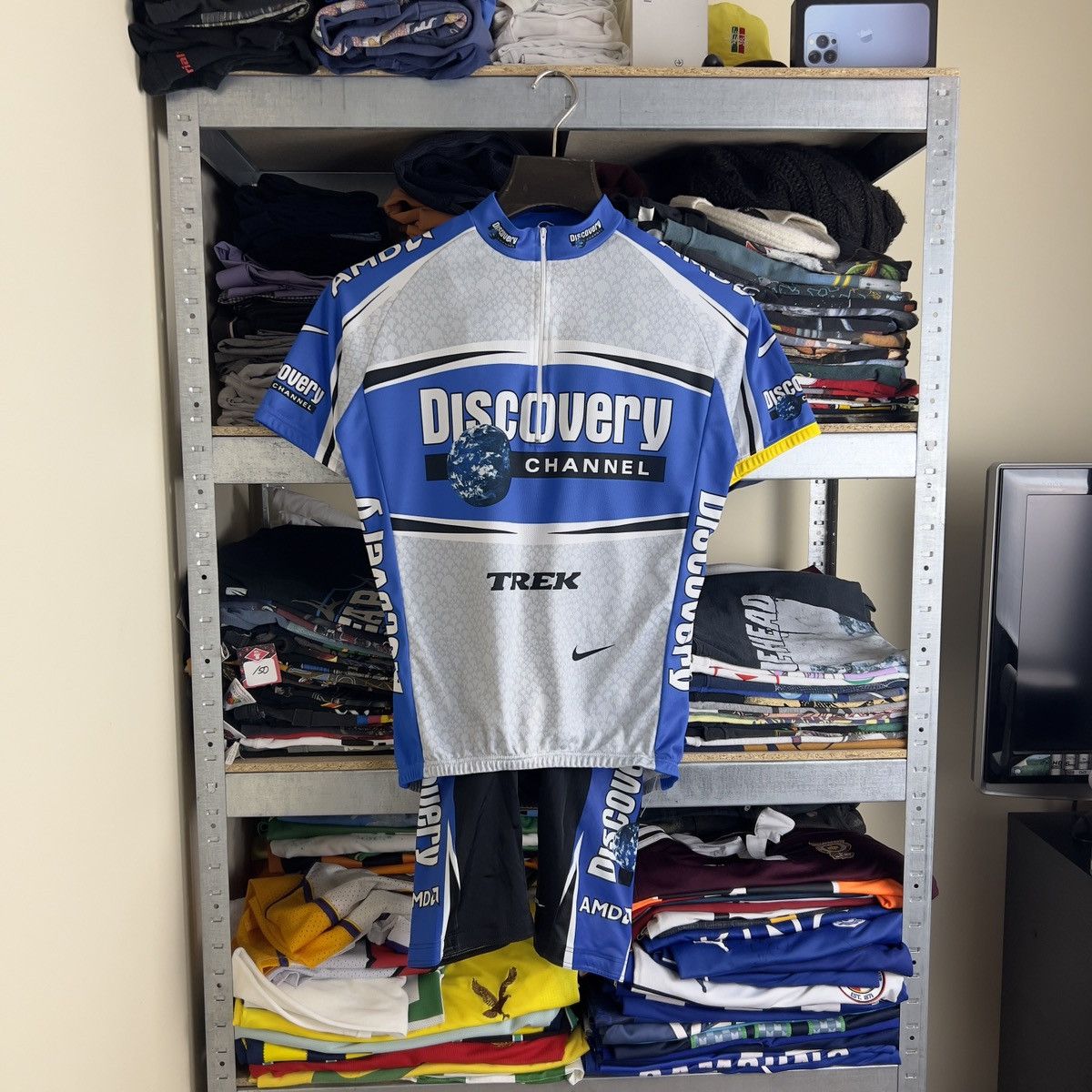 Other Rare! Nike Discovery Channel Cycling Vintage Jersey 00s Size US M / EU 48-50 / 2 - 1 Thumbnail