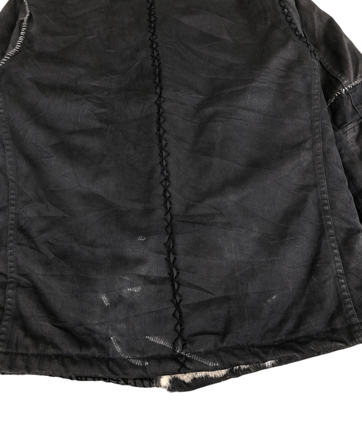 Vintage RARE Japan overdesign creation faux fur jacket Size US M / EU 48-50 / 2 - 11 Thumbnail