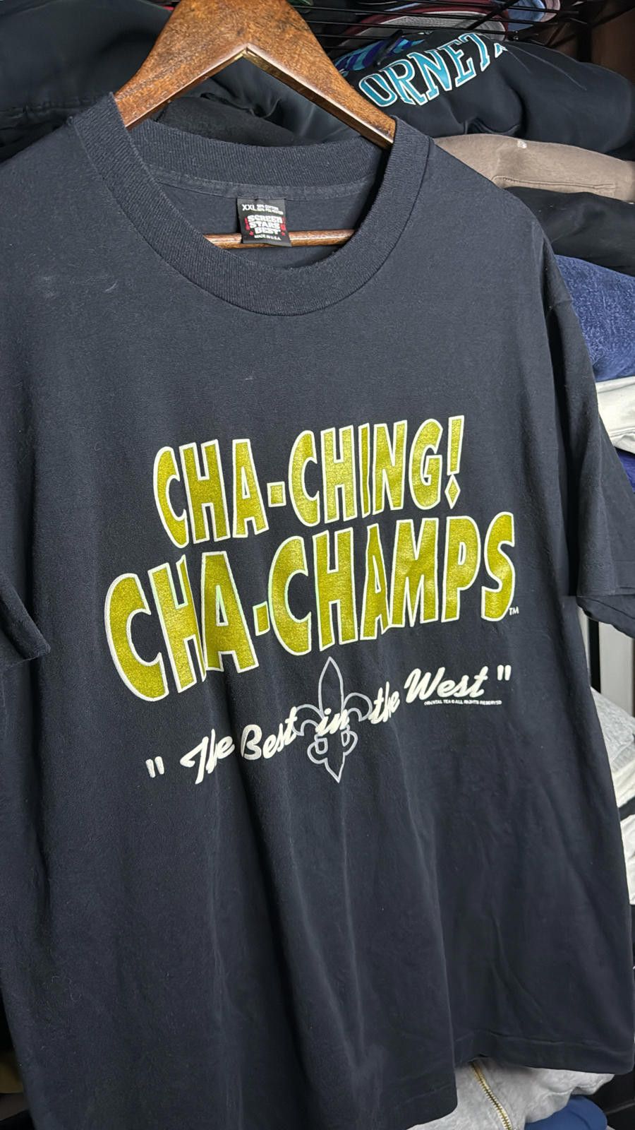 Designer 1991 New Orleans Saints Cah-Ching! T-shirt Size US XXL / EU 58 / 5 - 2 Thumbnail