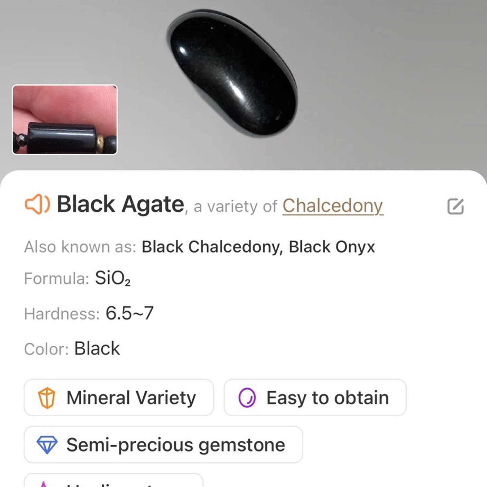 Handmade Handcrafted repurpose Florenza black onyx carnelian necklace Size ONE SIZE - 12 Thumbnail