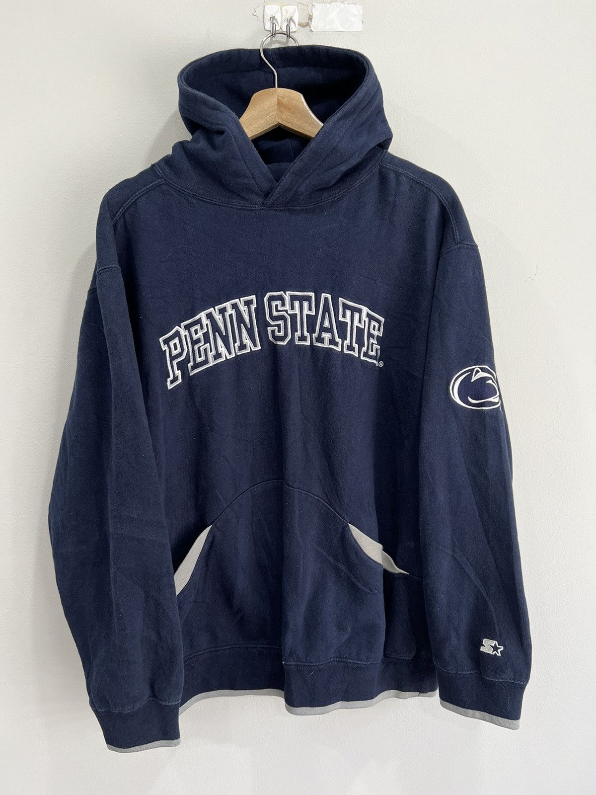 Vintage Vintage Penn State Starter Hoodie Sweater Size US L / EU 52-54 / 3 - 1 Thumbnail