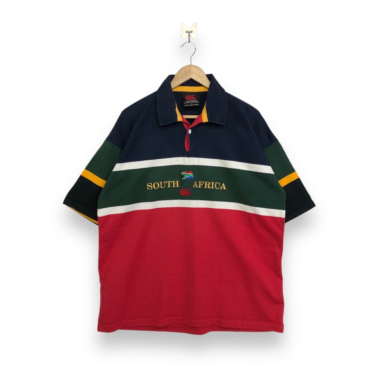 Canterbury of New Zealand Canterbury Of The New Zealand South Africa Polo Rugby Shirt Size US L / EU 52-54 / 3 - 1 Thumbnail