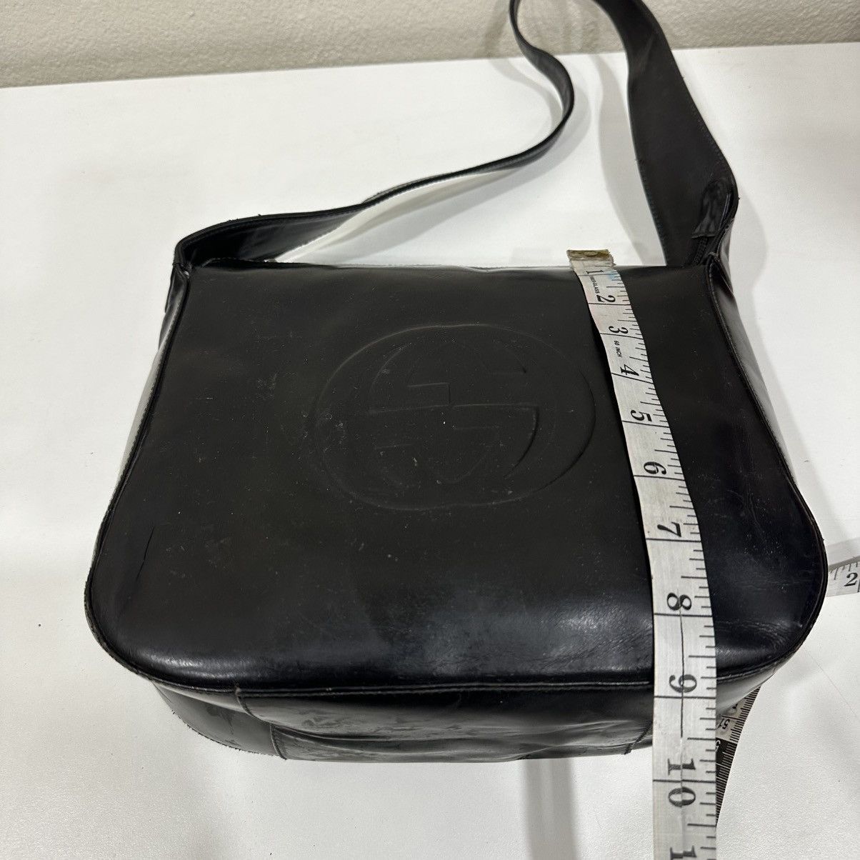 Gucci ‼️LASTDROP‼️VINTAGE GUCCI SOHO ENAMEL PATENT LEATHER HOBO BAG Size ONE SIZE - 8 Thumbnail