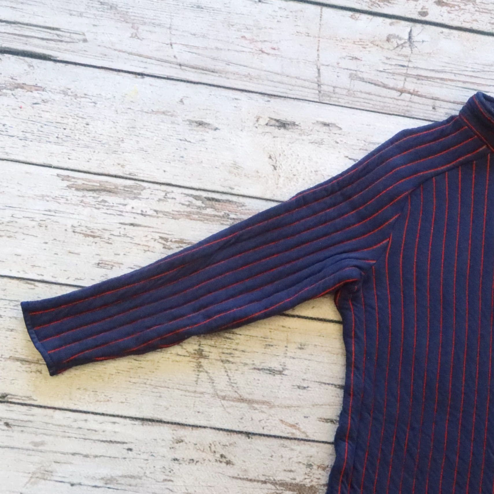 Patagonia VINTAGE Patagonia Quilt Again Stripe Pullover Jacket XL Blue Mens Size US XL / EU 56 / 4 - 4 Thumbnail