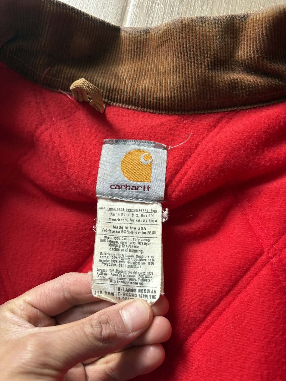 Carhartt Vintage Carhartt Santa Fe J13 BRN Size US XL / EU 56 / 4 - 4 Thumbnail