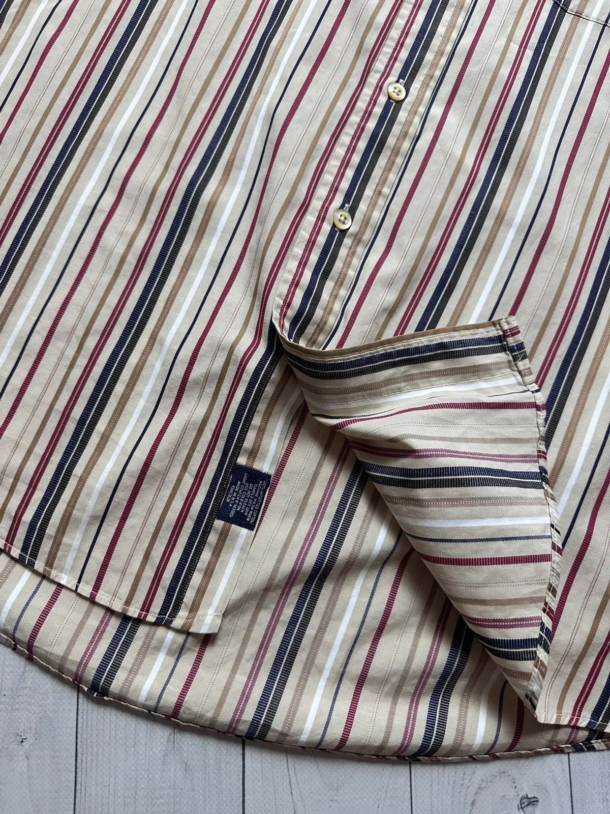 Burberry Vintage Burberry striped plaid shirt L rare Size US L / EU 52-54 / 3 - 3 Thumbnail