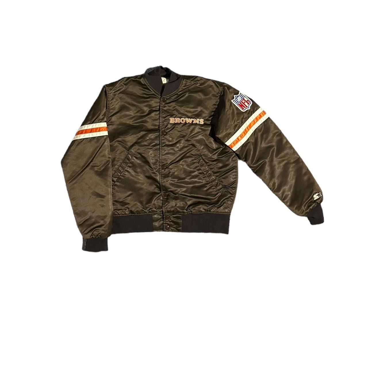 Starter Vintage Starter Cleveland Browns Satin Jacket Size US S / EU 44-46 / 1 - 1 Thumbnail