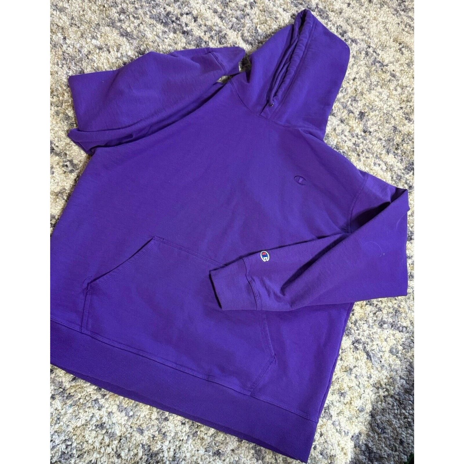 Champion Champion Reverse Weave Purple Embroidered Hoodie Size XL Size US XL / EU 56 / 4 - 1 Thumbnail