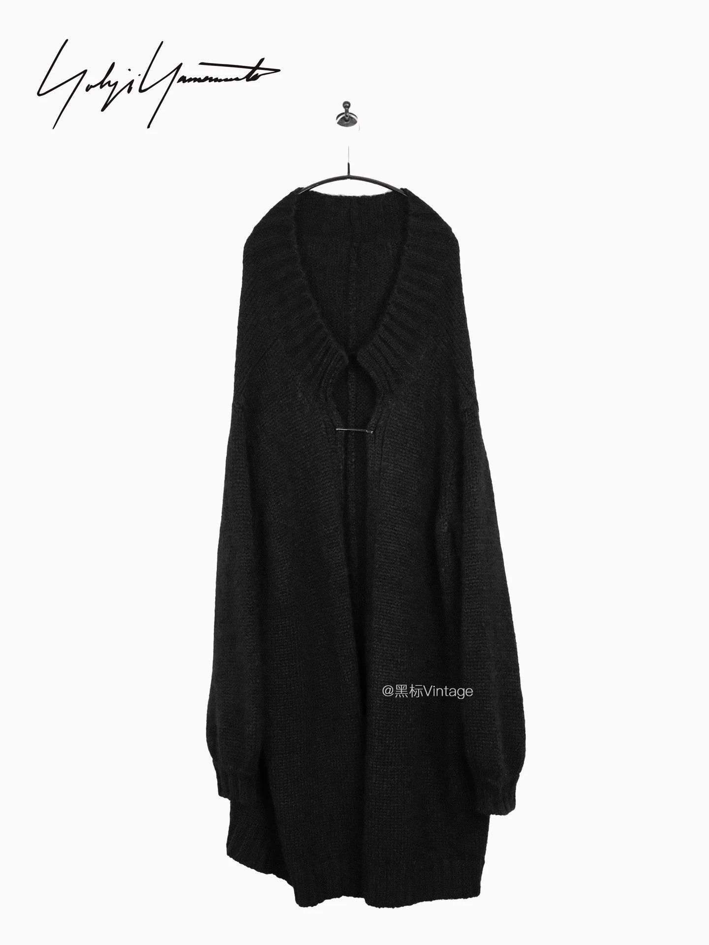 Yohji Yamamoto Yohji Yamamoto 98AW Oversized Japanese Cardigan Women's Size S / US 4 / IT 40 - 2 Thumbnail