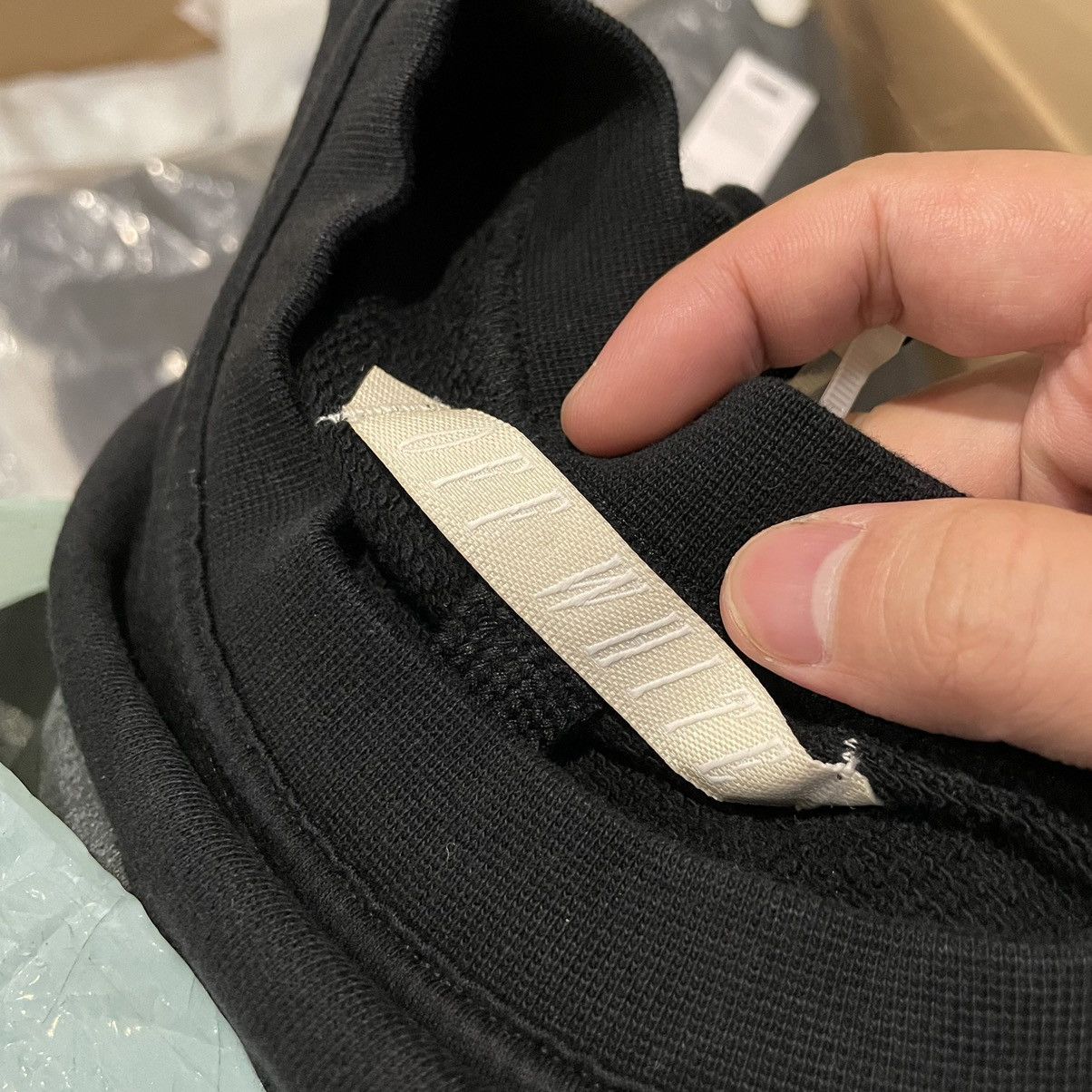 Off-White Off-White black caravaggio crewneck sweatershirt Size US XS / EU 42 / 0 - 10 Thumbnail