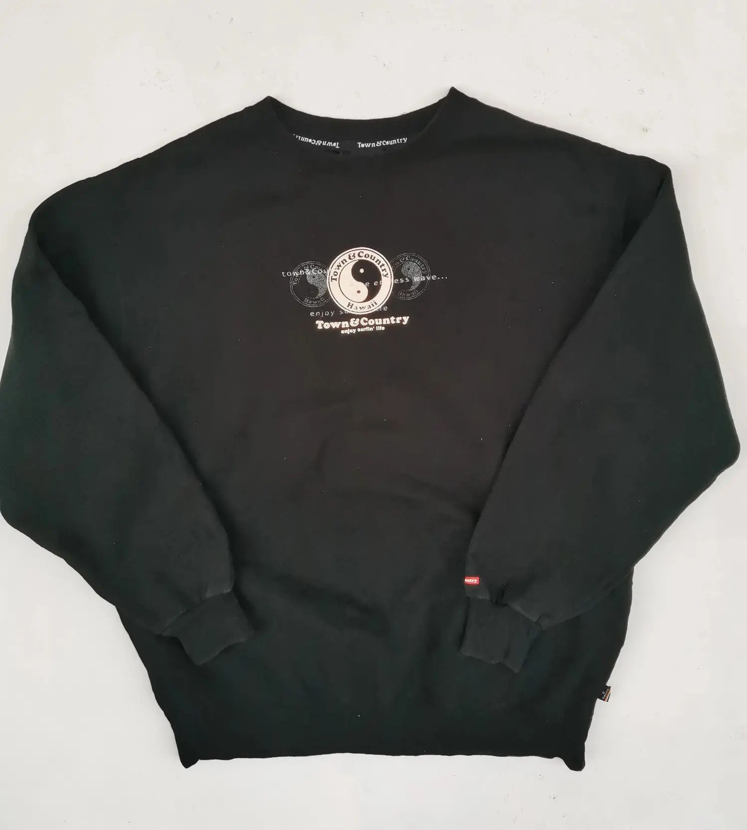 Japanese Brand Rare!!! Town & Country Sweatshirt Size US L / EU 52-54 / 3 - 1 Thumbnail