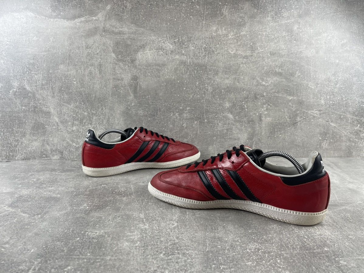 Adidas Adidas Vintage Rare Samba OG PRB Red Black Leather Sneakers Size US 8.5 / EU 41-42 - 5 Thumbnail