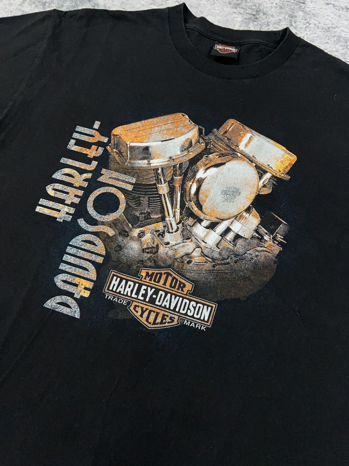 Harley Davidson × Vintage Harley Davidson Woman Grunge Biker Tee XL Size US XL / EU 56 / 4 - 2 Thumbnail