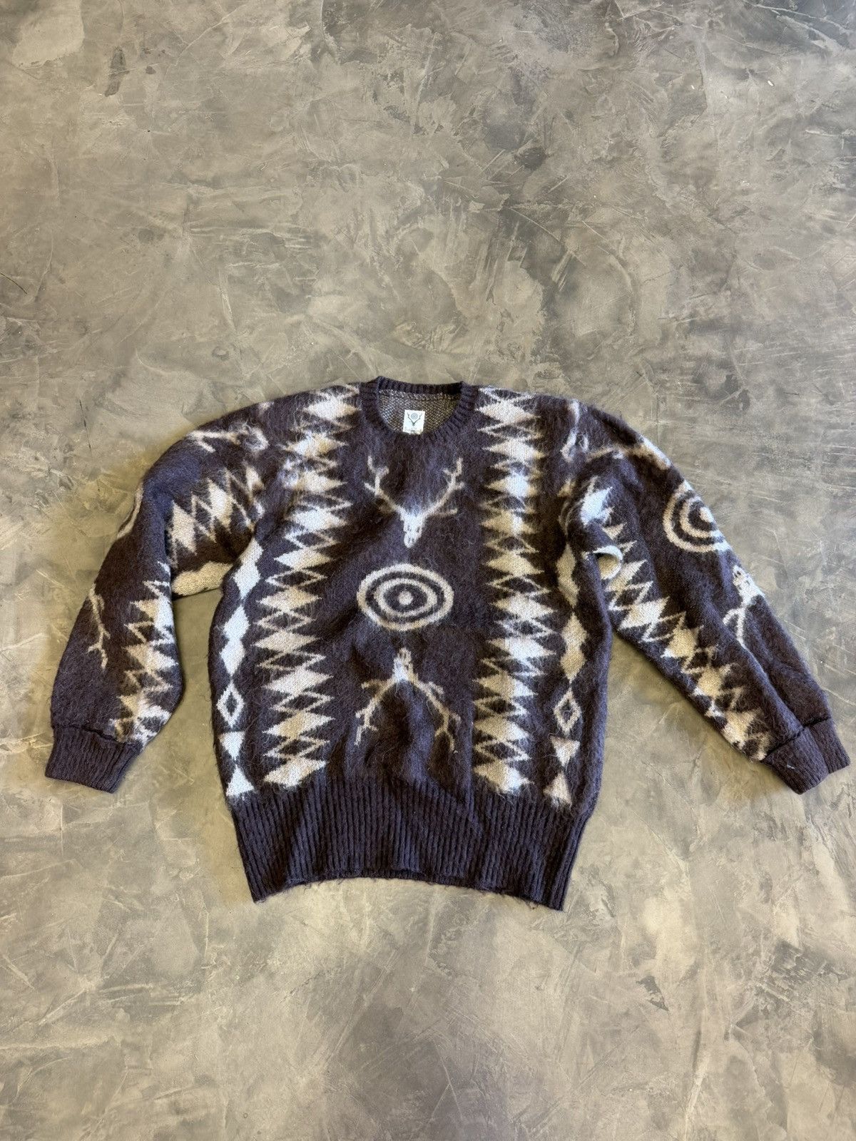 South2 West8 S2W8 Mohair Sweater Size US M / EU 48-50 / 2 - 1 Thumbnail