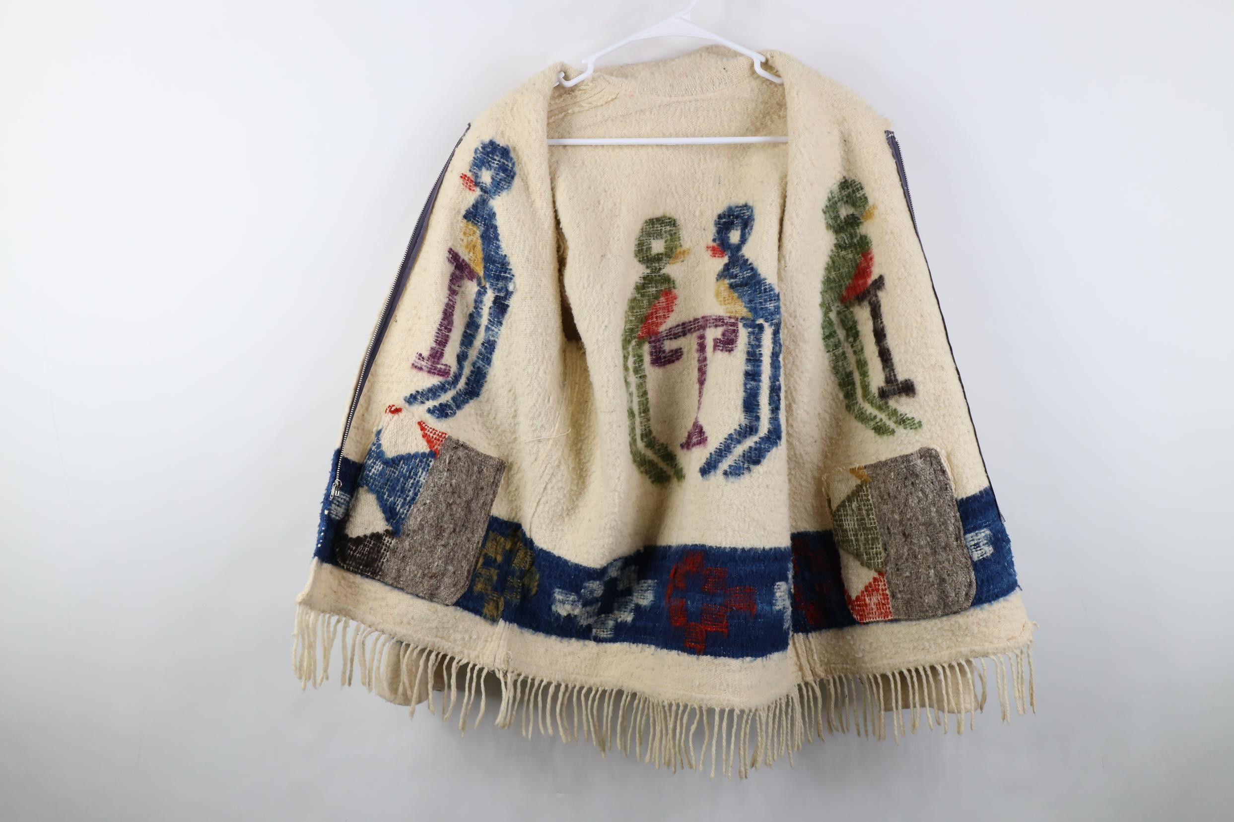 Vintage Vintage 50s Fringed Southwestern Birds Full Zip Jacket USA Size US M / EU 48-50 / 2 - 15 Thumbnail