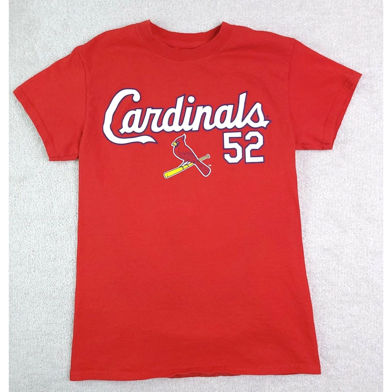 MLB MLB Genuine Merchandise STL Cardinals Wacha #52 T Shirt Adult Small Red PHOTOS Size US S / EU 44-46 / 1 - 2 Thumbnail