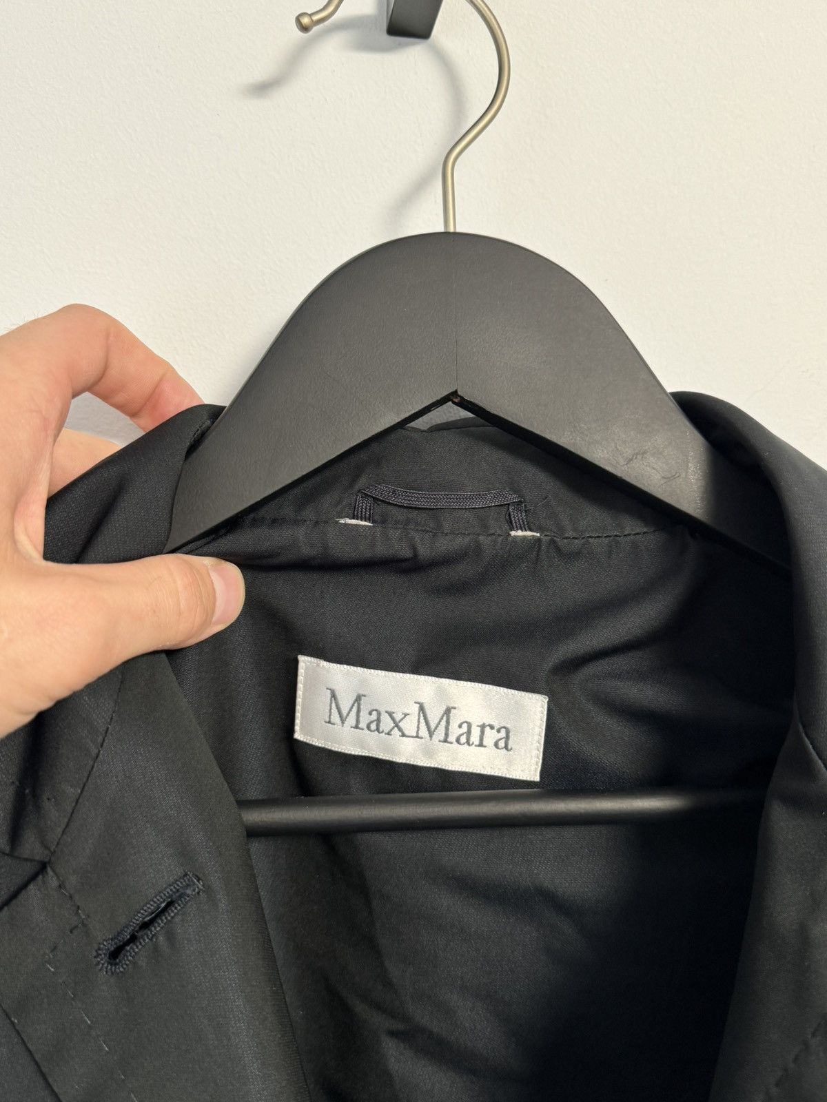Max Mara Max Mara Women’s Jacket Blazer Polyester Size L / US 10 / IT 46 - 12 Thumbnail