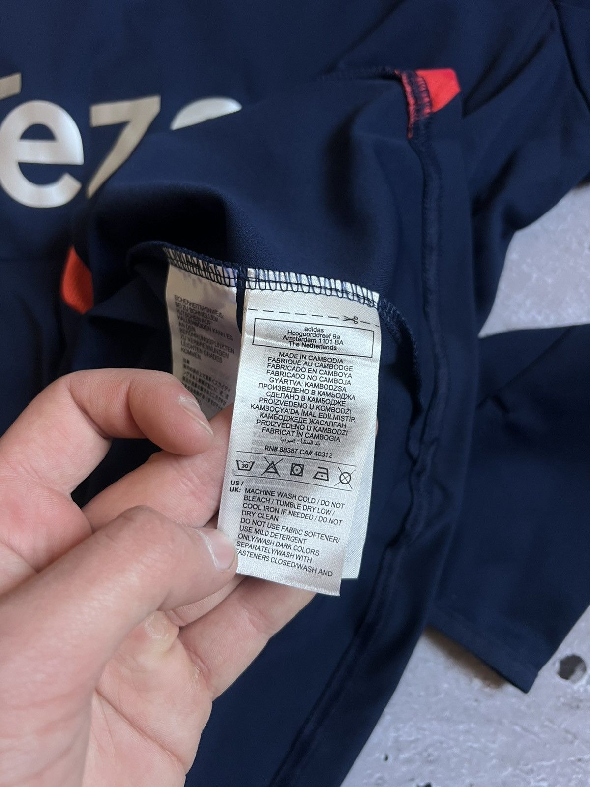 Adidas Men's Wind Top Navy 2024 Manchester United Jersey New XL Size US XL / EU 56 / 4 - 16 Thumbnail
