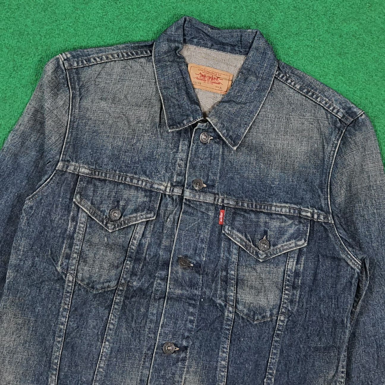 Levi's Vintage Levi's Denim Faded Blue Trucker Jacket C302N21 Size US M / EU 48-50 / 2 - 2 Thumbnail