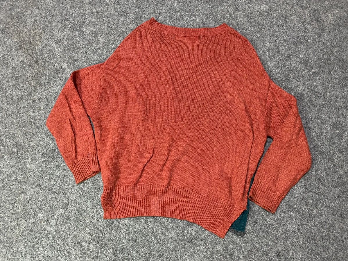 Issey Miyake Mercibeaucop Issey Miyake 2Tone Wool Knitwear Size ONE SIZE - 10 Thumbnail