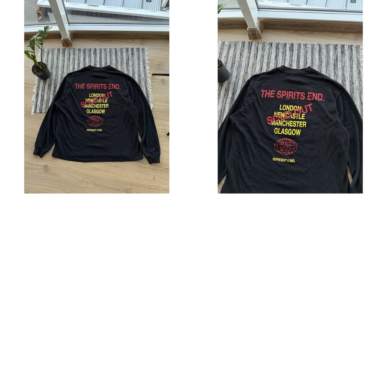 Vintage VINTAGE REPRESENT THE SPIRITS END TOUR Manchester Long Sleeve Rock Black XL Shirt Mens Size US XL / EU 56 / 4 - 8 Thumbnail