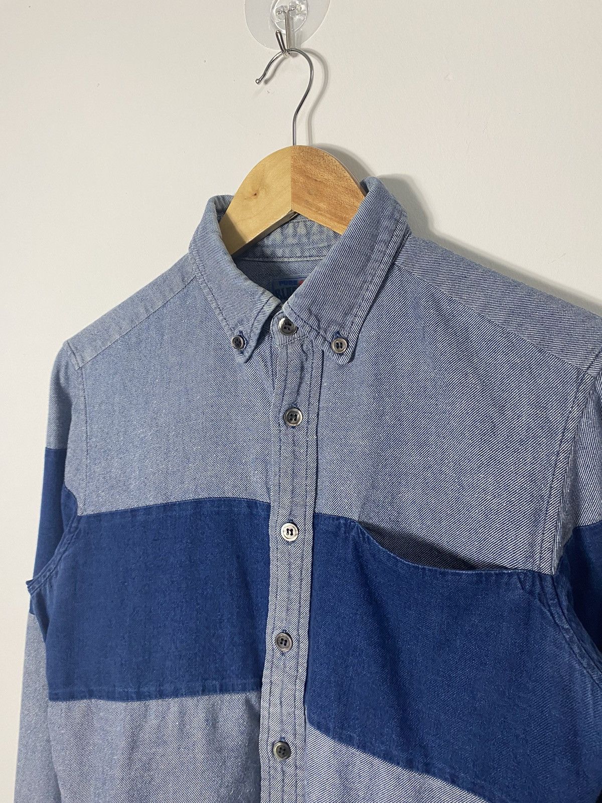 Blue Blue Japan Blue Blue Japan Denim Style Button Up Shirt Size US S / EU 44-46 / 1 - 2 Thumbnail