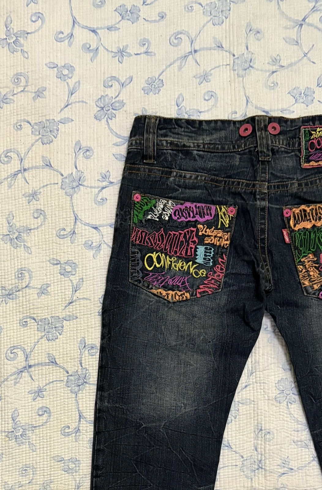 Japanese Brand Japanese Confidence Streetwear Distressed Denim Size US 32 / EU 48 - 11 Thumbnail