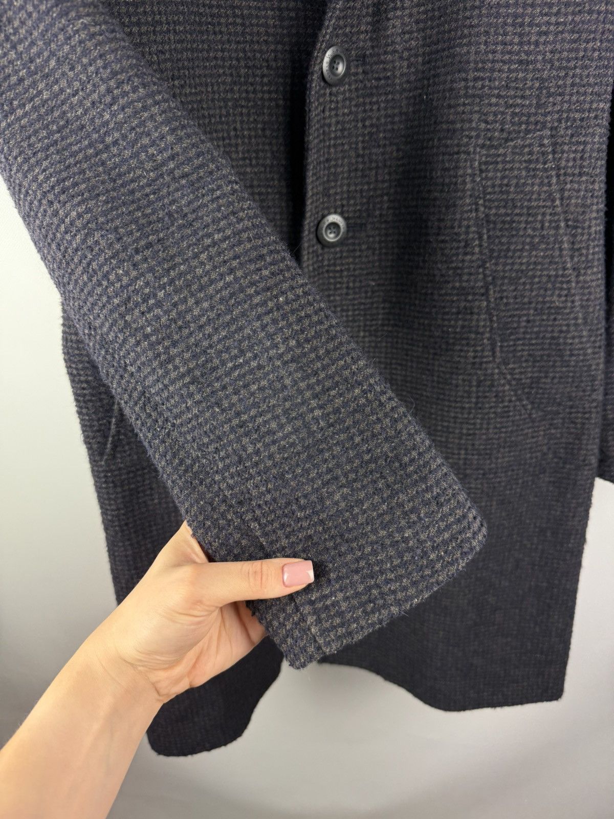Nudie Jeans Nudie Jeans Co Waldo Recycled Check Wool Coat Jacket Size M Size US M / EU 48-50 / 2 - 11 Thumbnail
