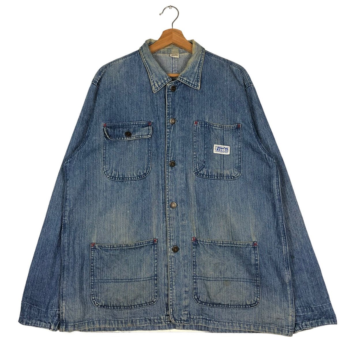 Japanese Brand × Vintage 🔥VINTAGE CHORE WORK JACKET FREAKS JAPAN ISSEY MIYAKE Size US M / EU 48-50 / 2 - 1 Thumbnail