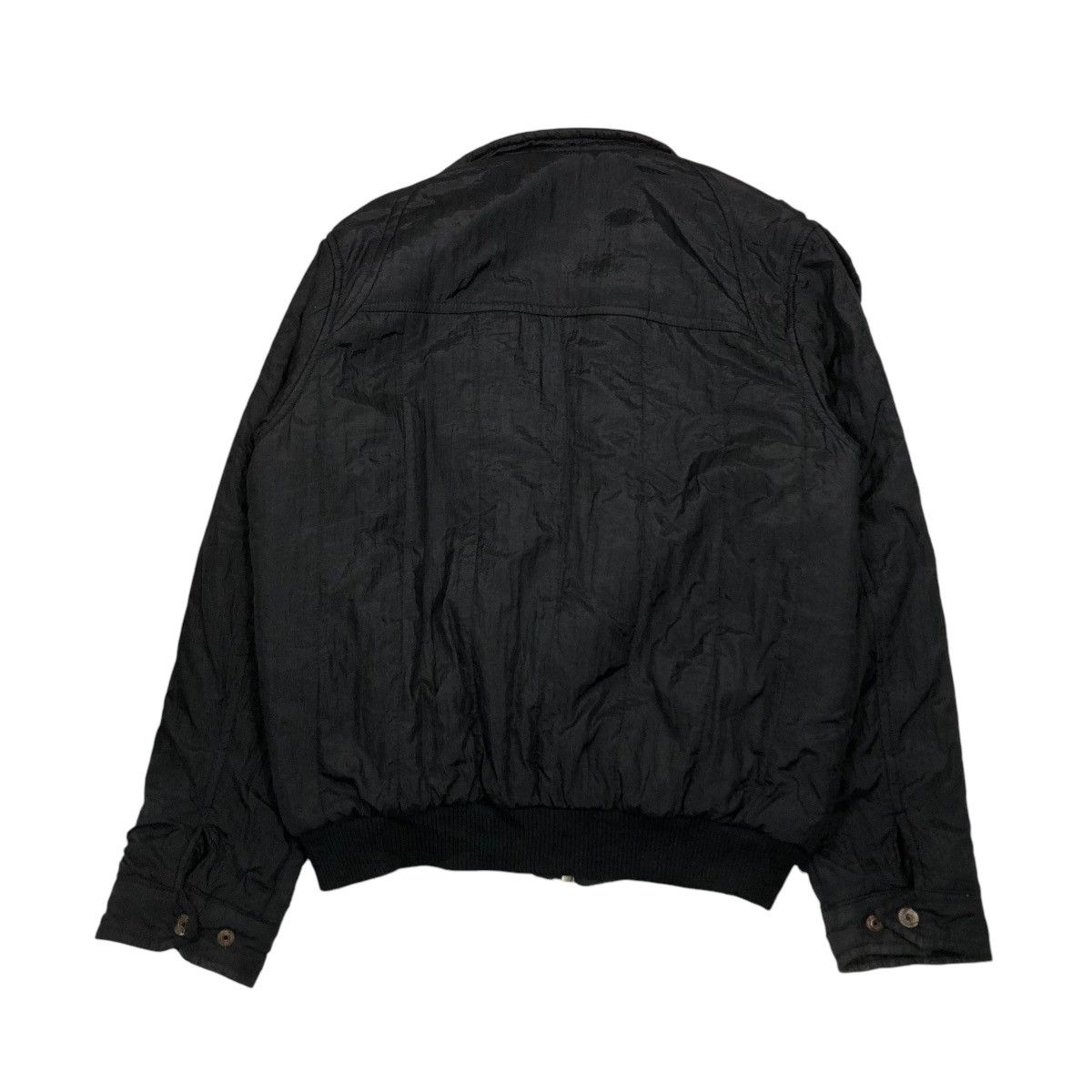 Japanese Brand 🔥VINTAGE BOMBER JACKET ICONIC BLACK BONDAGE LIBERTY Size US L / EU 52-54 / 3 - 2 Thumbnail