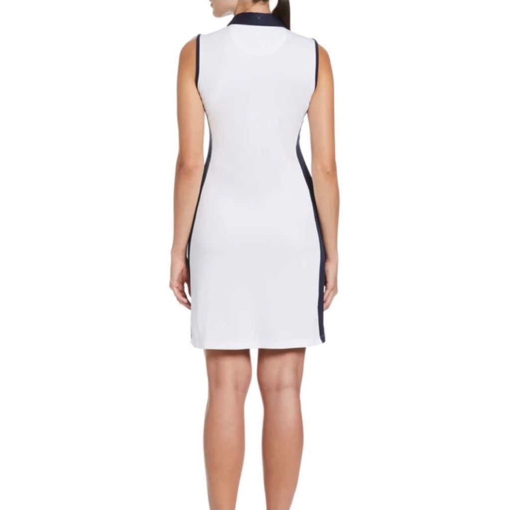 Callaway Callaway OPTI•DRI™ Golf Dress Sun Protection 50UPF Brilliant White Women’s Large Size L / US 10 / IT 46 - 2 Thumbnail