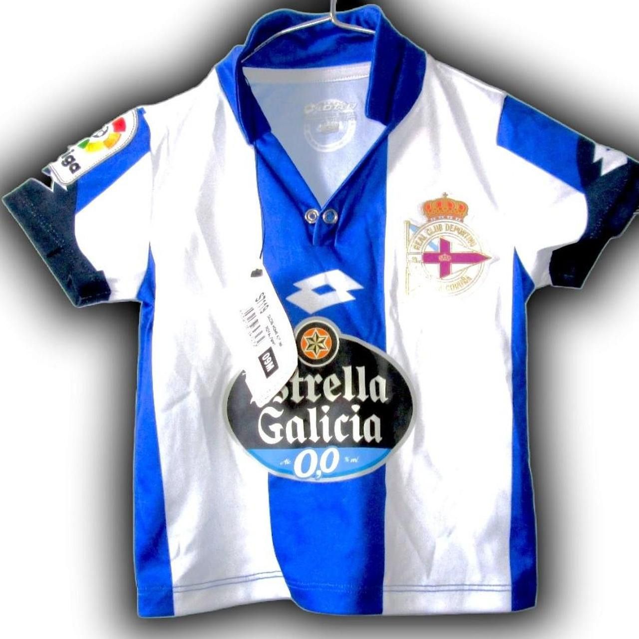Lotto Sport Deportivo LA Coruna Spain 2016 2017 Home Shirt Jersey Size US XXS / EU 40 - 1 Thumbnail