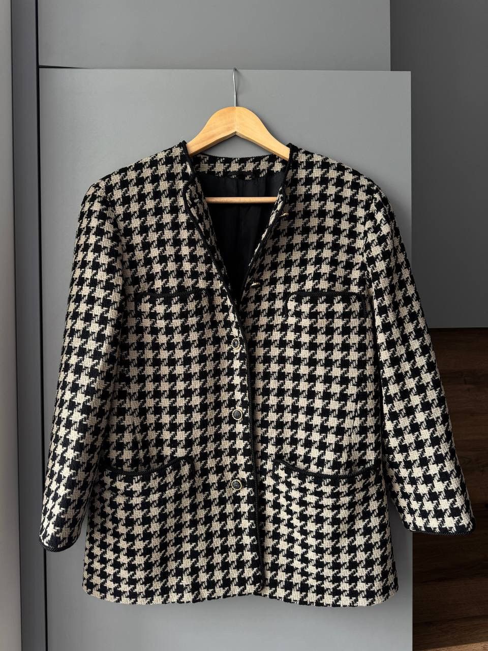 Max Mara Vintage MAX Mara Weekend Line Wool Jacket Dark Gray Size M / US 6-8 / IT 42-44 - 1 Thumbnail