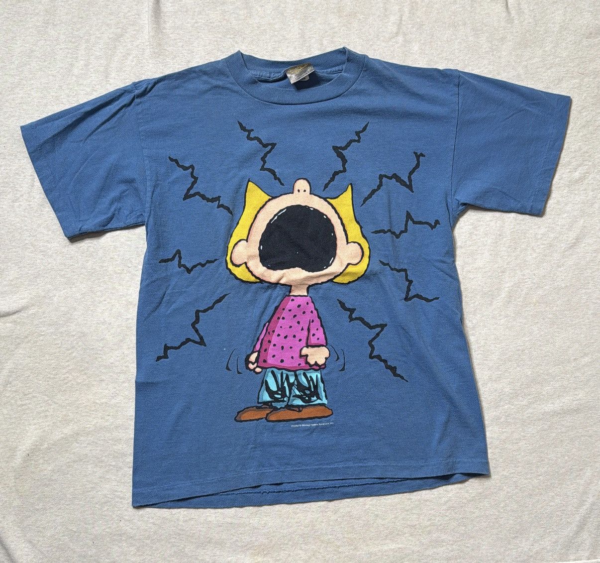 Changes 90s Sally Brown "What Stress?" T-shirt Medium Size US M / EU 48-50 / 2 - 1 Thumbnail