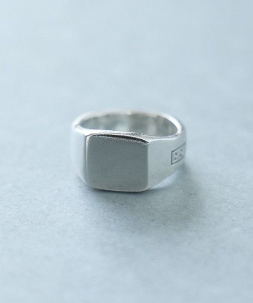 Number (N)ine Number Nine FLAT SQUARE TOP N(N) SIDE LOGO RING 19 Size ONE SIZE - 2 Thumbnail