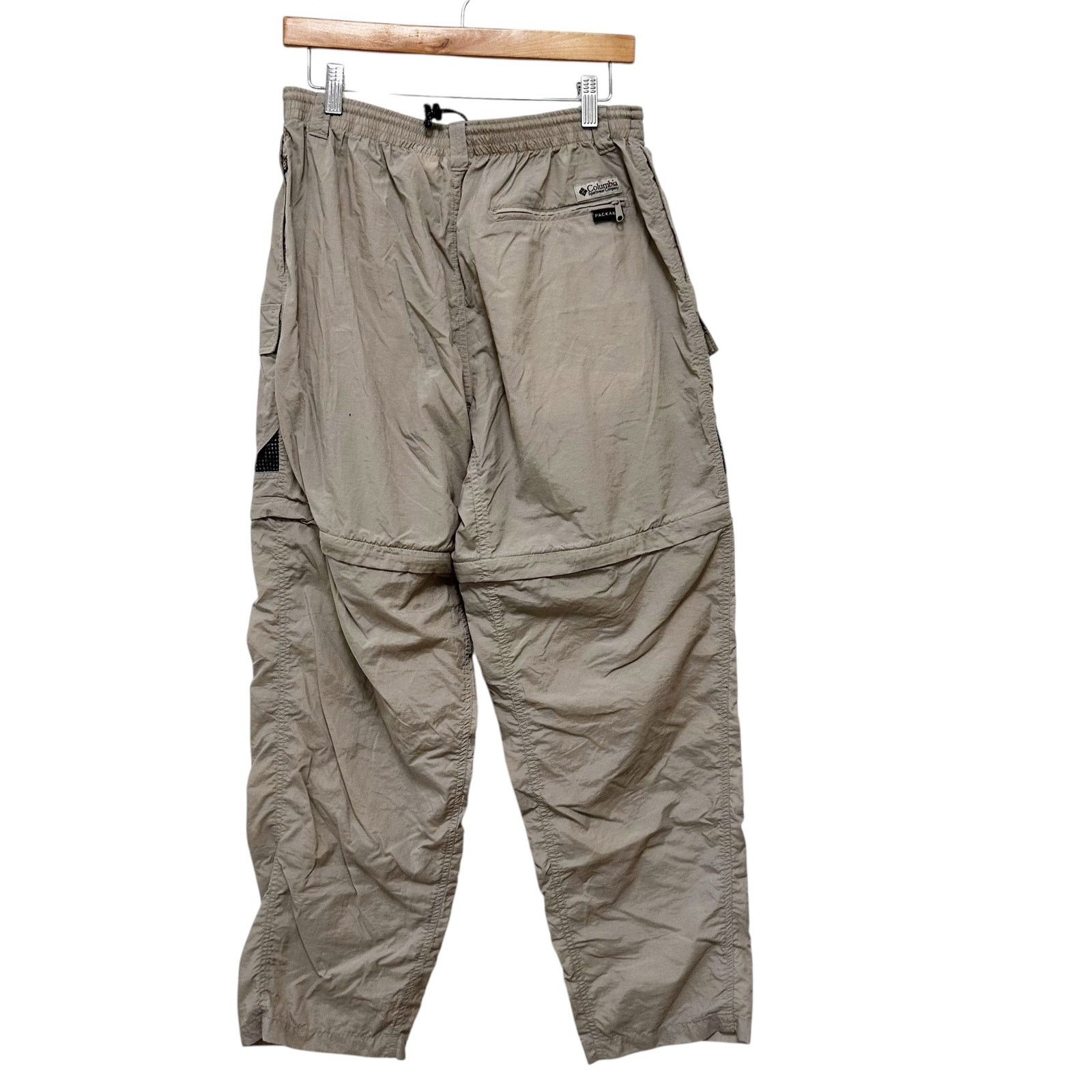 Columbia Columbia Tan Zip Off Packable Hiking Pants Sz L Size 28" / US 6 / IT 42 - 4 Thumbnail