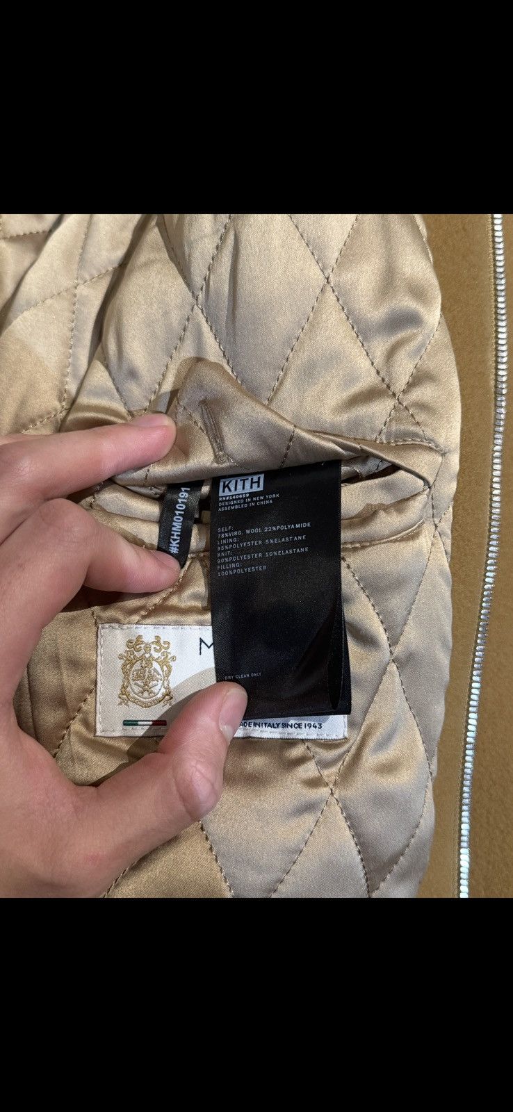 Kith Kith coaches jacket dorado Size US L / EU 52-54 / 3 - 8 Thumbnail